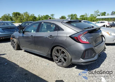 2018 Honda Civic Sport из США, поврежденный, VIN SHHFK7H4XJU411671